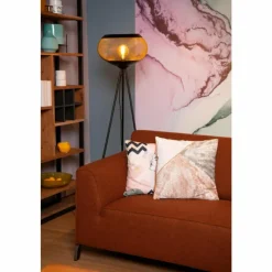 Lampes Dorées-Luminaires Lucide Lampadaire Lucide LUCAS Noir, 1 lumière