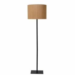 Style Boho-Chic-Luminaires Lucide Lampadaire Lucide MAGIUS Noir, 1 lumière