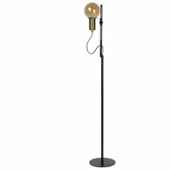 Luminaires Lucide Lampadaire Lucide MALCOLM Noir, 1 lumière* Lampadaires Et Lampes Sur Pied