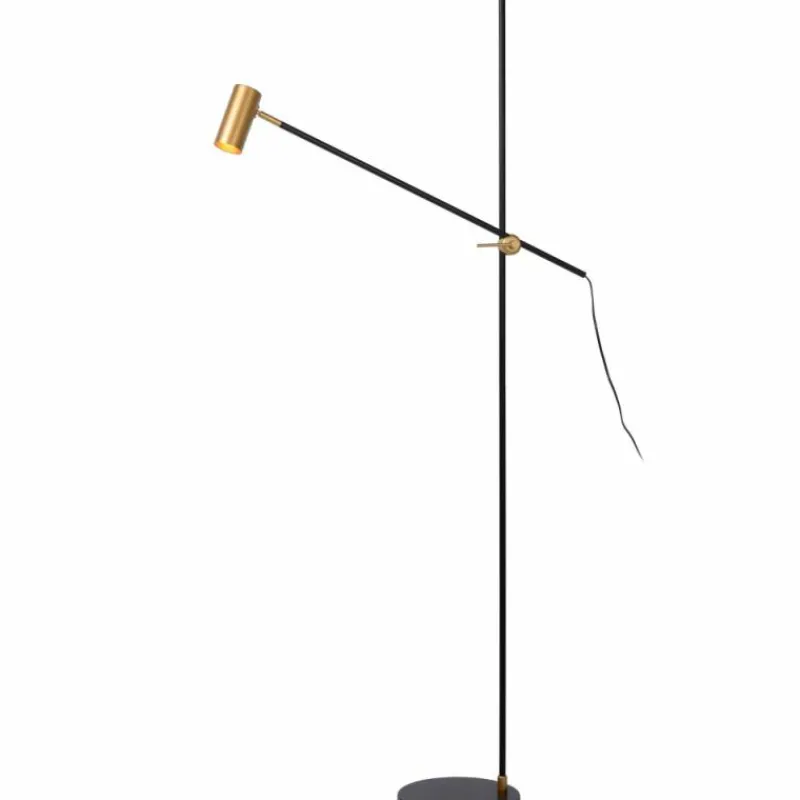 Luminaires Scandinaves-Luminaires Lucide Lampadaire Lucide PHILINE Noir, 1 lumière