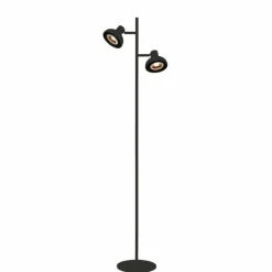 Luminaires Lucide Lampadaire Lucide SENSAS Noir, 2 lumières* Lampadaires Et Lampes Sur Pied