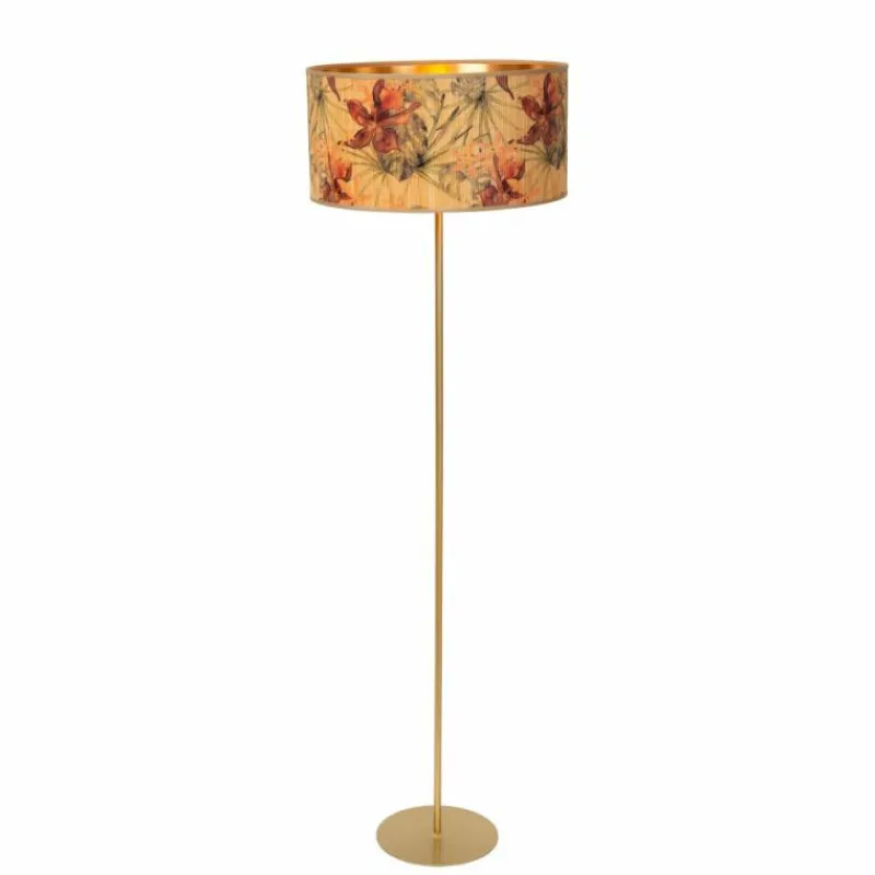 Lampes En Bois-Luminaires Lucide Lampadaire Lucide TANSELLE Multicolore, 1 lumière