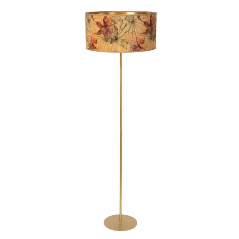 Lampes En Bois-Luminaires Lucide Lampadaire Lucide TANSELLE Multicolore, 1 lumière