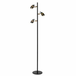 Luminaires Lucide Lampadaire Lucide TUNDRAN Noir, 3 lumières* Lampadaires Et Lampes Sur Pied