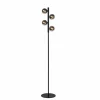 Luminaires Lucide Lampadaire Lucide TYCHO Noir, 4 lumières