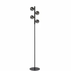 Luminaires Lucide Lampadaire Lucide TYCHO Noir, 4 lumières