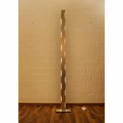 Luminaires Lutec Lampadaire Lutec WAVE Nickel mat, 3 lumières* Lampadaires Et Lampes Sur Pied