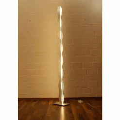 Luminaires Lutec Lampadaire Lutec WAVE Nickel mat, 3 lumières* Lampadaires Et Lampes Sur Pied