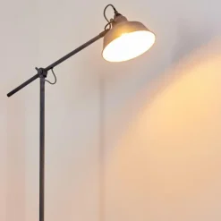 hofstein Lampadaire Luven Gris, 1 lumière* Lampadaires Et Lampes Sur Pied