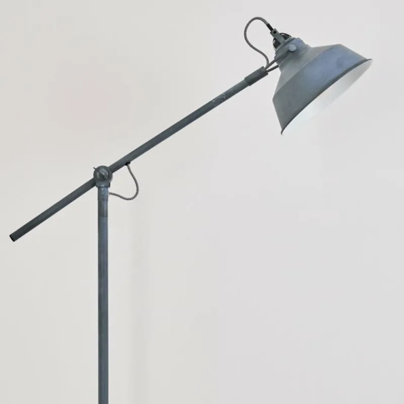 hofstein Lampadaire Luven Gris, 1 lumière* Lampadaires Et Lampes Sur Pied