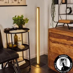 hofstein Lampadaire Madou LED Écru, Noir, 1 lumière