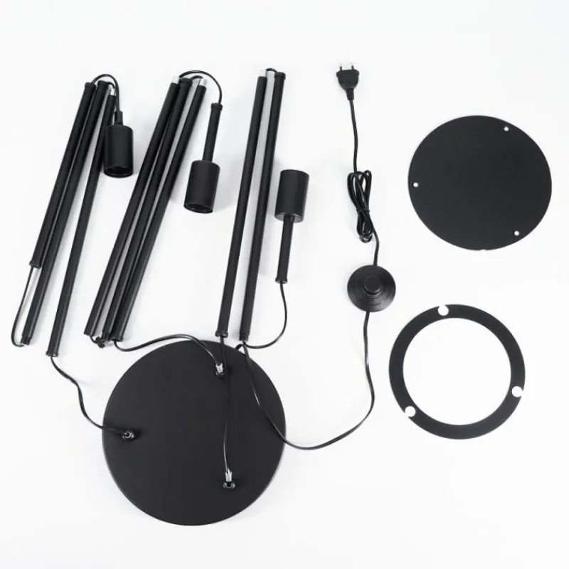 Lampe Lampadaire Maiford Noir, 3 lumières* Lampadaires Et Lampes Sur Pied