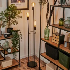 Lampe Lampadaire Maiford Noir, 3 lumières* Lampadaires Et Lampes Sur Pied