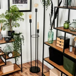 Lampe Lampadaire Maiford Noir, 3 lumières* Lampadaires Et Lampes Sur Pied