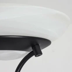 hofstein Lampadaire Mairoa LED Noir, 2 lumières