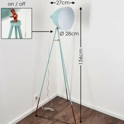 Lampes Vintages & Rétros-hofstein Lampadaire Malingsbo Vert antique, 1 lumière