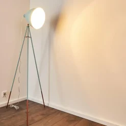 Lampes Vintages & Rétros-hofstein Lampadaire Malingsbo Vert antique, 1 lumière