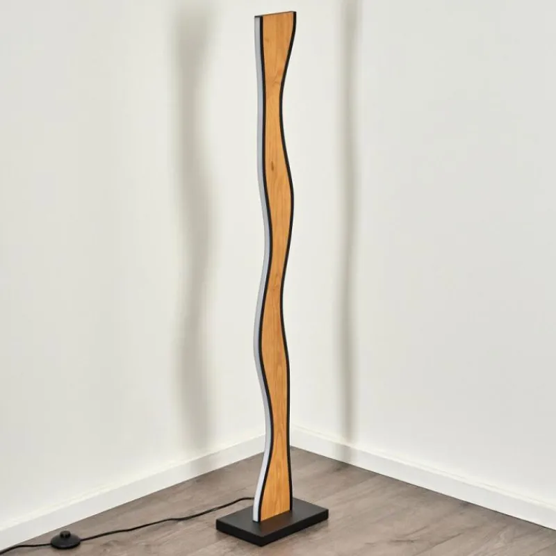 hofstein Lampadaire Malling LED Écru, Noir, Blanc, 1 lumière