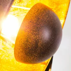 Lampes Dorées-hofstein Lampadaire Maloy Chrome, Rouille, 1 lumière