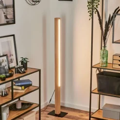 hofstein Lampadaire Mansupa LED Écru, Noir, 1 lumière