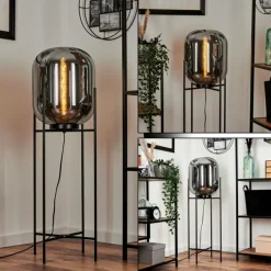 hofstein Lampadaire Manzano Noir, 1 lumière