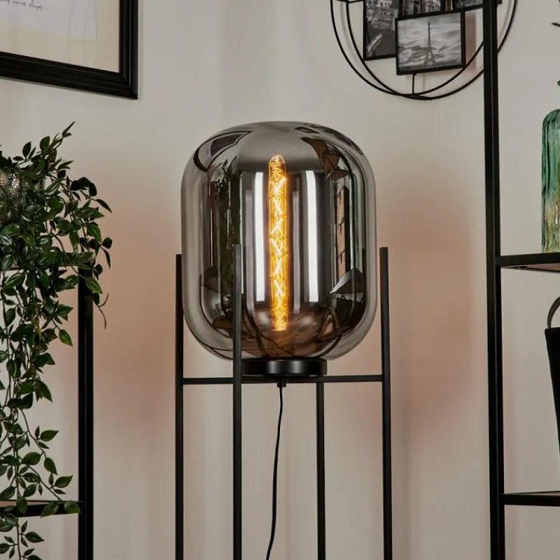 hofstein Lampadaire Manzano Noir, 1 lumière