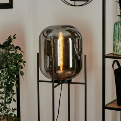 hofstein Lampadaire Manzano Noir, 1 lumière