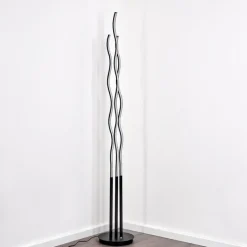 hofstein Lampadaire Mapleton LED Noir, 3 lumières, Télécommandes