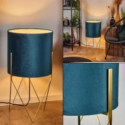 Lampes En Tissu-hofstein Lampadaire Maripi Laiton, 1 lumière