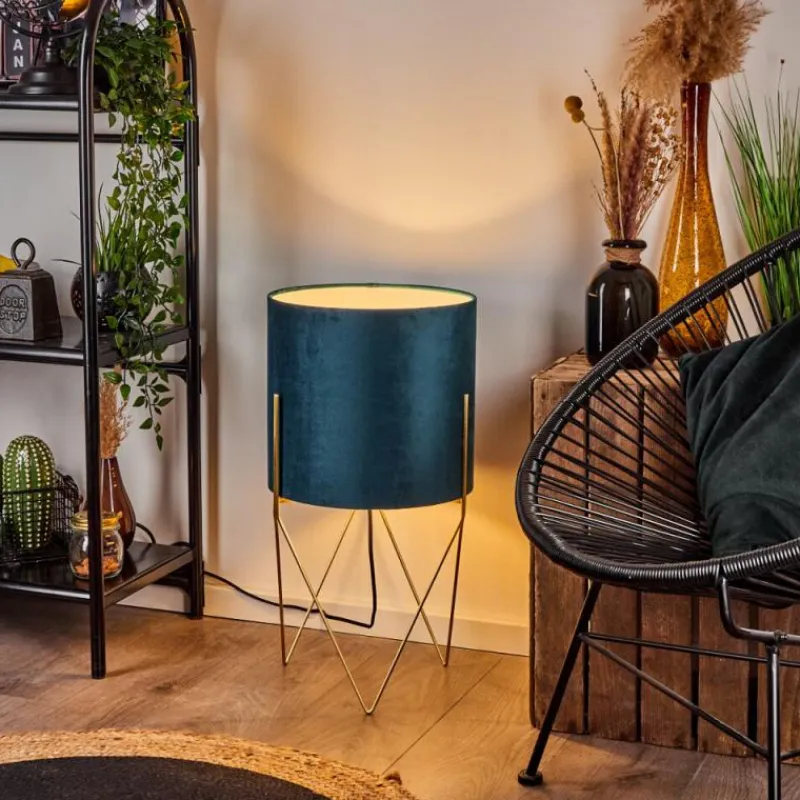 Lampes En Tissu-hofstein Lampadaire Maripi Laiton, 1 lumière