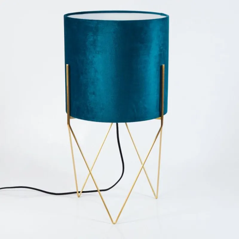 Lampes En Tissu-hofstein Lampadaire Maripi Laiton, 1 lumière