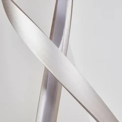 hofstein Lampadaire Medle LED Nickel mat, 1 lumière* Éclairage Led