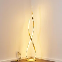 Lampes Dorées-hofstein Lampadaire Medle LED Or, 1 lumière