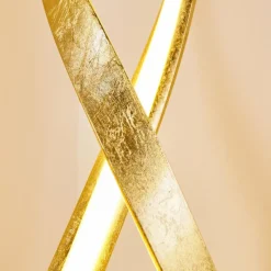 Lampes Dorées-hofstein Lampadaire Medle LED Or, 1 lumière