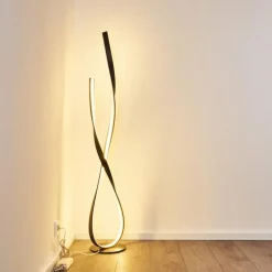 hofstein Lampadaire Medle LED Rouille, 1 lumière* Éclairage Led