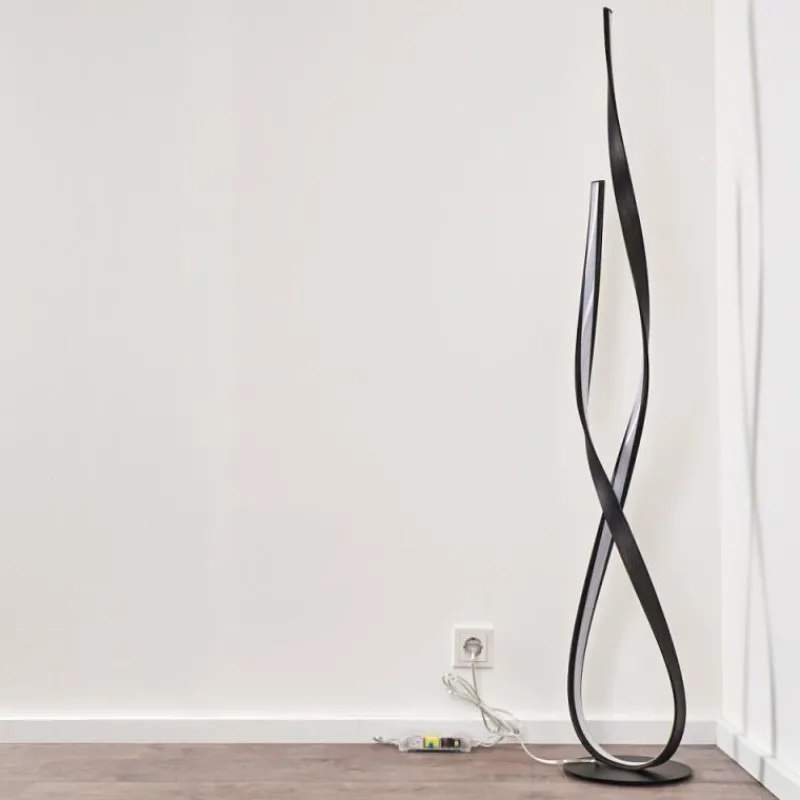 hofstein Lampadaire Medle LED Rouille, 1 lumière* Éclairage Led