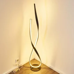 hofstein Lampadaire Medle LED Rouille, 1 lumière* Éclairage Led