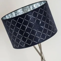 Lampes En Tissu-hofstein Lampadaire Meldal Nickel mat, 1 lumière