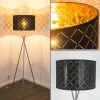 Lampes En Tissu-hofstein Lampadaire Meldal Nickel mat, 1 lumière
