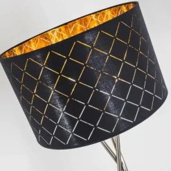Lampes En Tissu-hofstein Lampadaire Meldal Nickel mat, 1 lumière