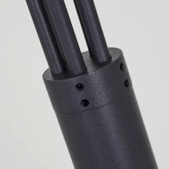 Suspension Verre Fumé-hofstein Lampadaire Mesas Anthracite, 5 lumières