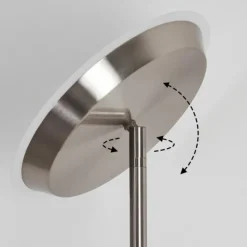 hofstein Lampadaire Mjölby LED Nickel mat, 1 lumière