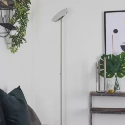 hofstein Lampadaire Mjölby LED Nickel mat, 1 lumière