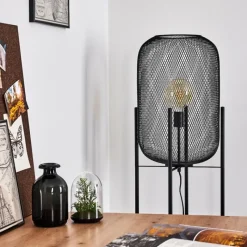 Lampes Industrielles-hofstein Lampadaire Moholm Noir, 1 lumière