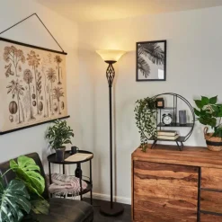 Luminaires Rustiques-hofstein Lampadaire Mosquerito Rouille, 2 lumières