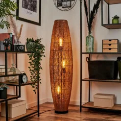 Luminaires Scandinaves-hofstein Lampadaire Mulstrand Écru, Noir, 3 lumières