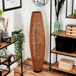 Luminaires Scandinaves-hofstein Lampadaire Mulstrand Écru, Noir, 3 lumières