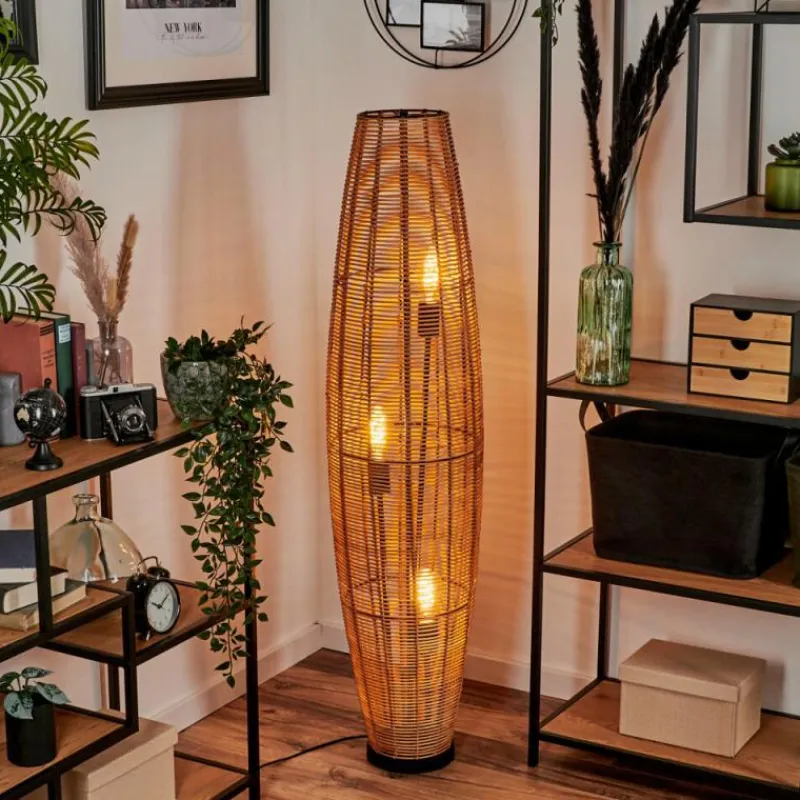 Luminaires Scandinaves-hofstein Lampadaire Mulstrand Écru, Noir, 3 lumières