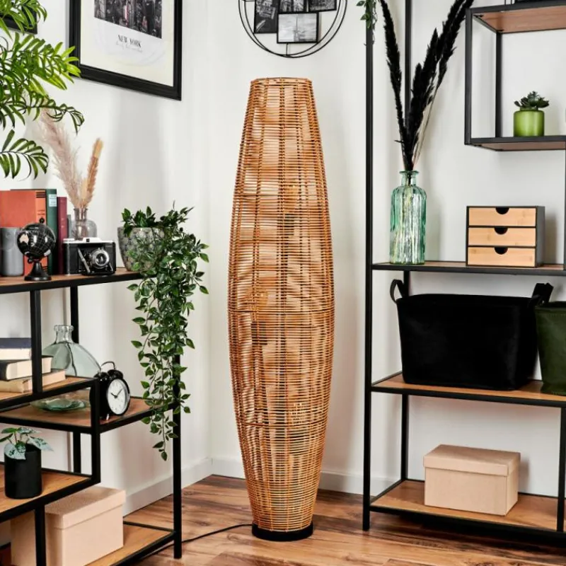 Luminaires Scandinaves-hofstein Lampadaire Mulstrand Écru, Noir, 3 lumières