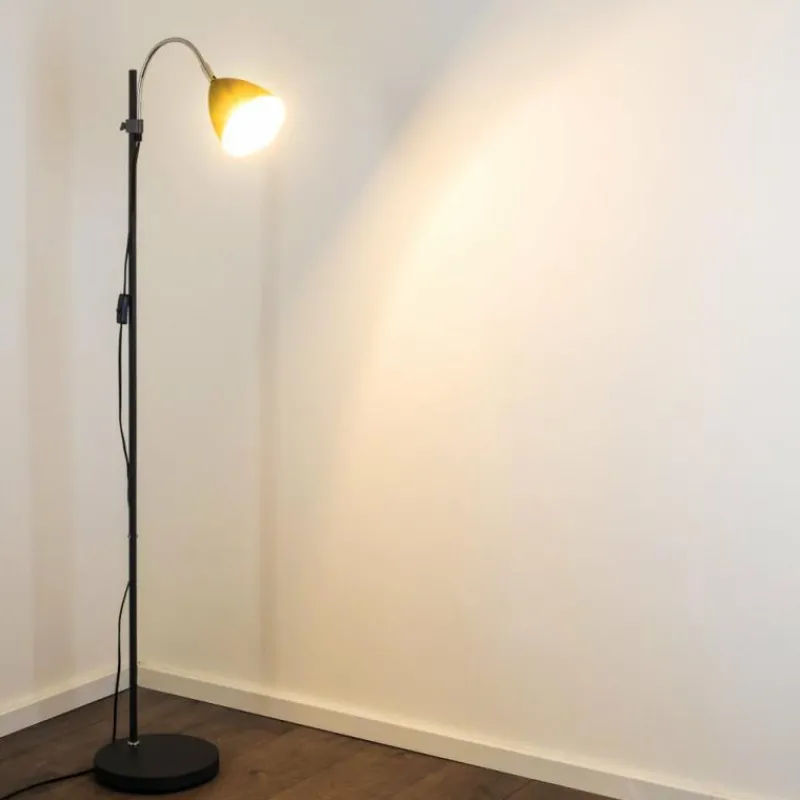 hofstein Lampadaire MURURETA Noir, 1 lumière